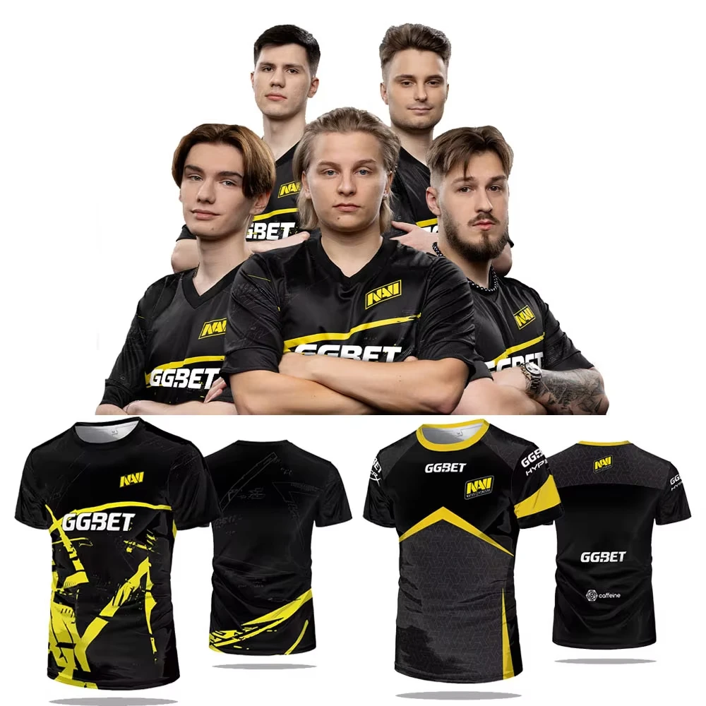 

Natus Vincere (NAVI) x GGBET Esports Jersey Bundle – Gaming Tees with CS2 & Pro Team Branding, For Gaming Fans & Streetwear