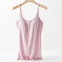 2024 Women Maternity Summer Nursing Tank tops Vest Female Breastfeeding Pregnancy Sling Vest Maternity Clothing 3