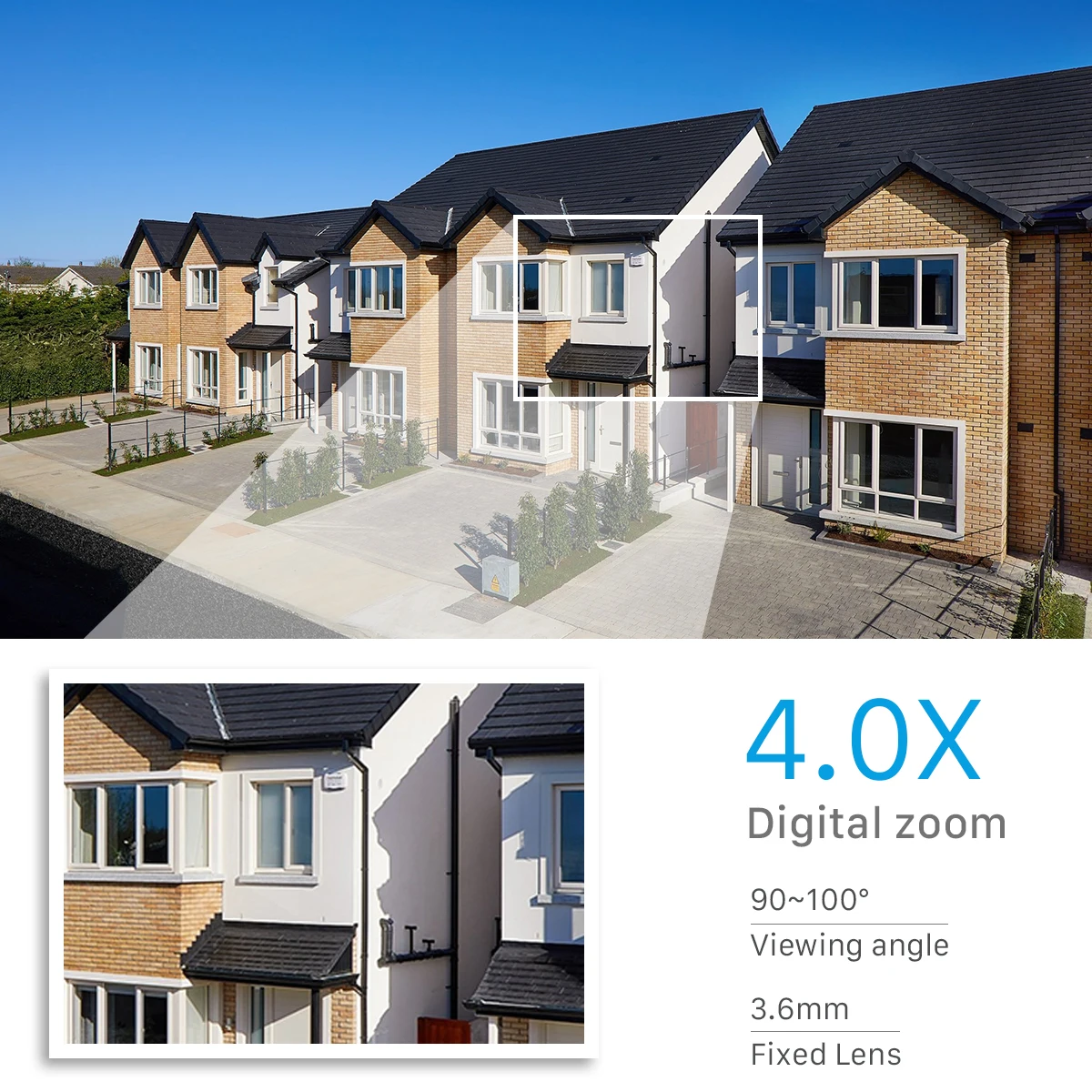 Ycc365 Plus 1080P PTZ واي فاي كاميرا IP في الهواء الطلق 4X التكبير الرقمي AI الإنسان كشف كاميرا لا سلكية الصوت الأمن CCTV واي فاي مراقب #5