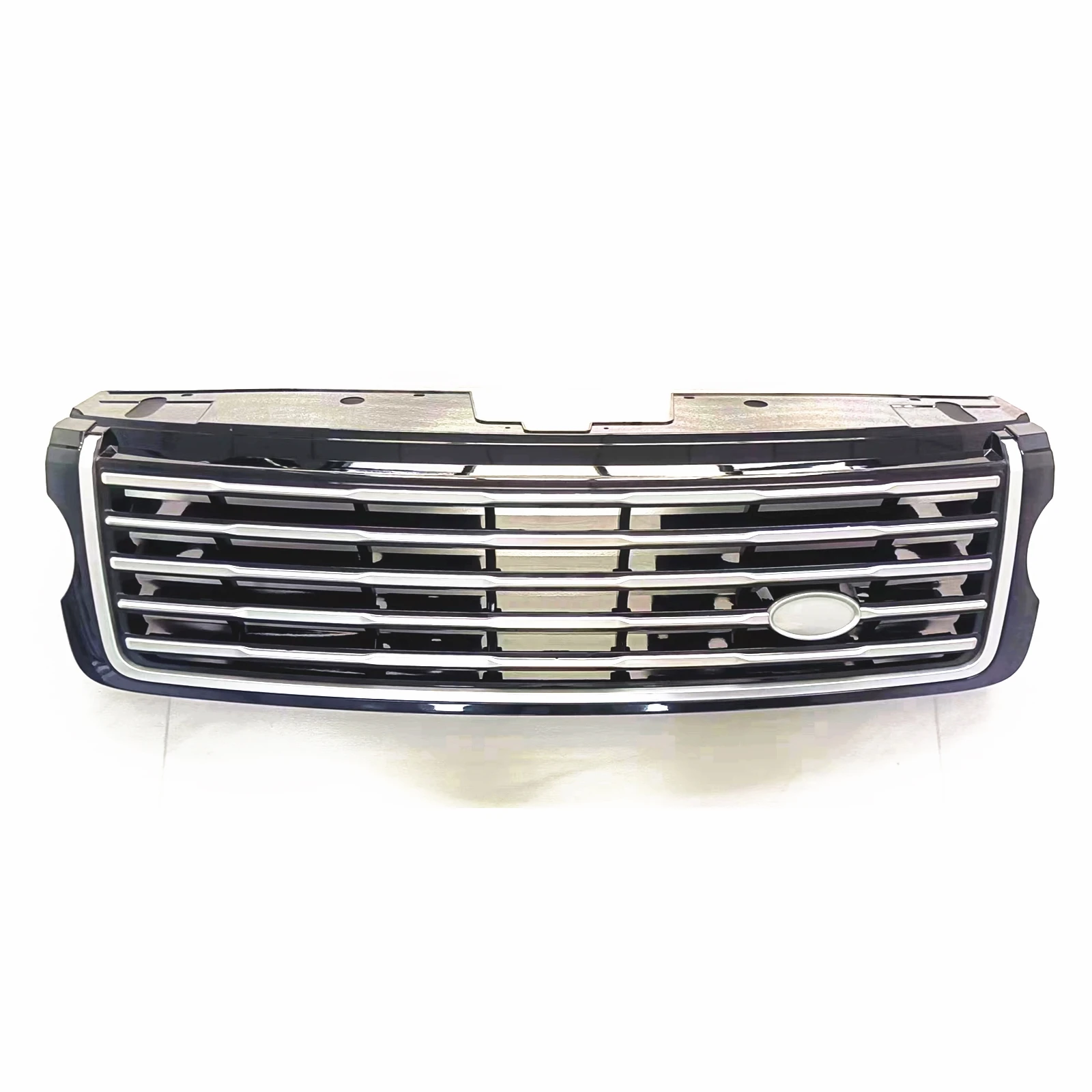 For Land Rover Range Rover Vogue L405 2013 2014 2015 2016 2017 Front Grille Grill Silver Car Upper Bumper Hood Mesh Grid Kit