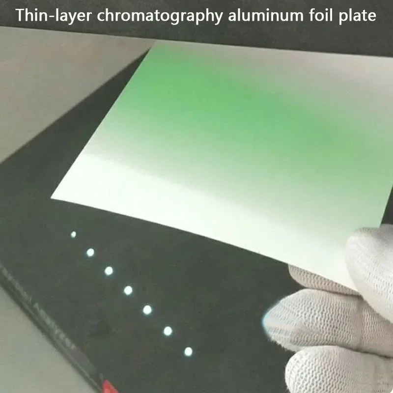 

Thin Layer Chromatography TLC Plate, Laboratory Silica Gel GF254 with Fluorescence, 60UV Aluminum Foil Backed Sheets 0.15-0.25mm
