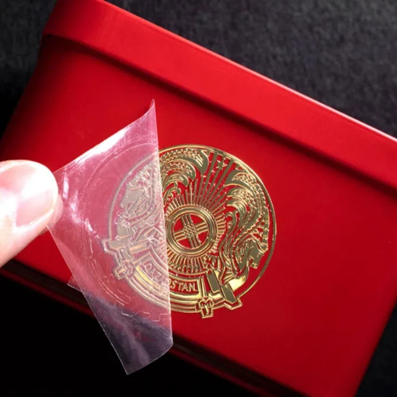 

100PCS Custom 3D Transfer Sticker Shiny Gold Silver Transfer Sticker Company Logo Wedding UV Print Personalized Transfer Sticker