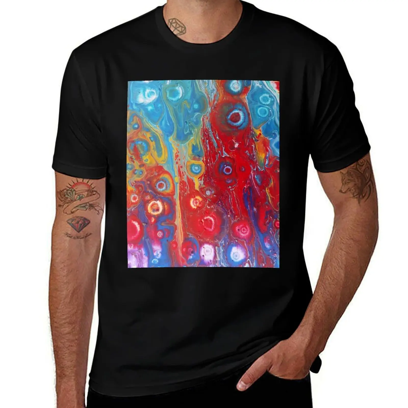 

Primary Peacock T-Shirt anime tshirt man t shirts for men casual t shirts for man pack cotton T-shirt