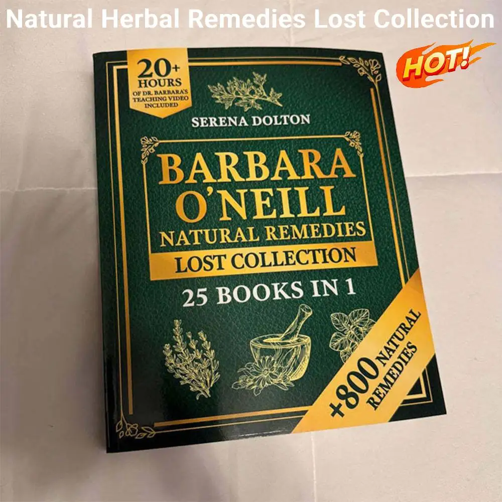 1PC Herbal Remedies Lost Collection Book Self-Healing Recipes Secrets Lost Book for Discover Well-Being Toxic-Free Lifestyle