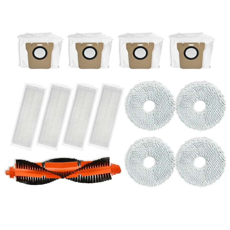 

Запасные части для робота-пылесоса Xiaomi Mijia M30 Pro/C107, основная щетка, фильтр НЕРА, Швабра, тканевый мешок для пыли, аксессуары