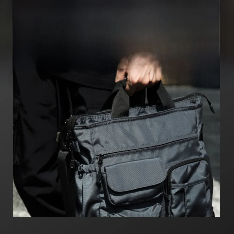 Men's Faion Large Capaci Busin Cuter Bag Waterproof Multi-Functional Casual Travel Crossbody Bag Single oulder Bag view 4