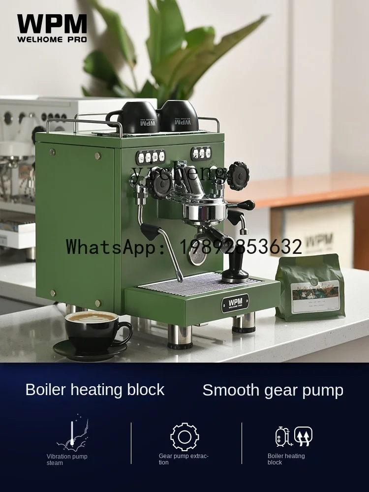 KFJ  Variable Pressure Coffee Machine Home Use and Commercial Use Italian Semi-automatic Small Single Head Gear
