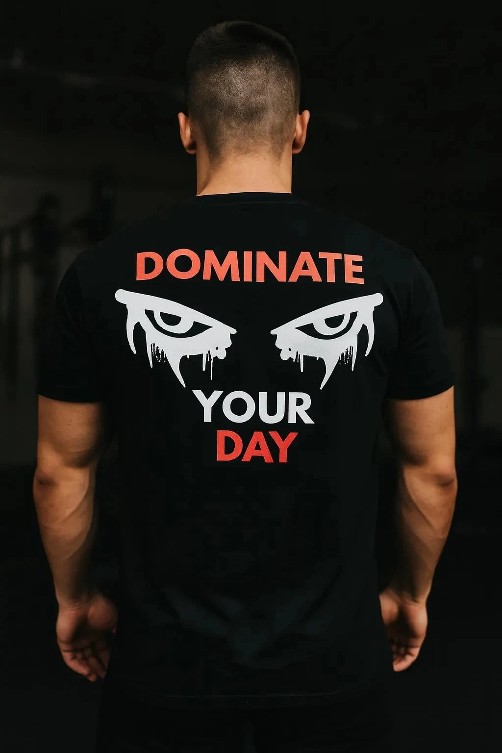 HOT SALE Funny Dominate Your Day T-Shirt Cotton Printed Round-neck High-quality Casual Fitness Streetwear Comfortable T-shirt