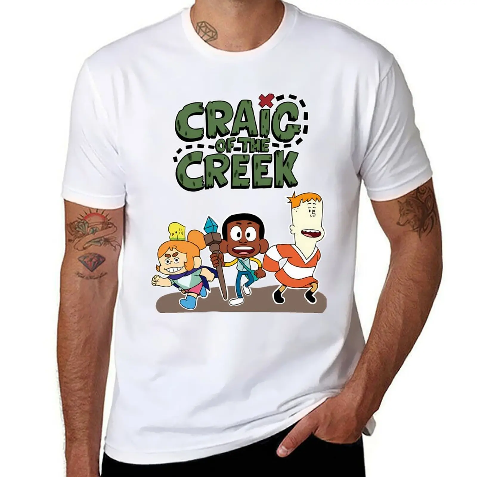 

Craig of the creek (2) T-Shirt men t shirt cotton 100% t shirt man plain T-Shirt