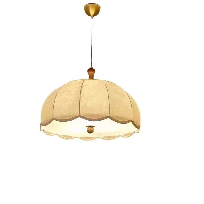 

Full spectrum French retro bedroom fabric chandelier Nordic medieval style study living room master bedroom dining room
