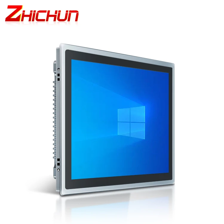 15 Inch Industrial Computer Intel I5 7th 8G 128G Win10 Touch Screen Panel PC Wall Mount Monitor LCD Display Industrial PC