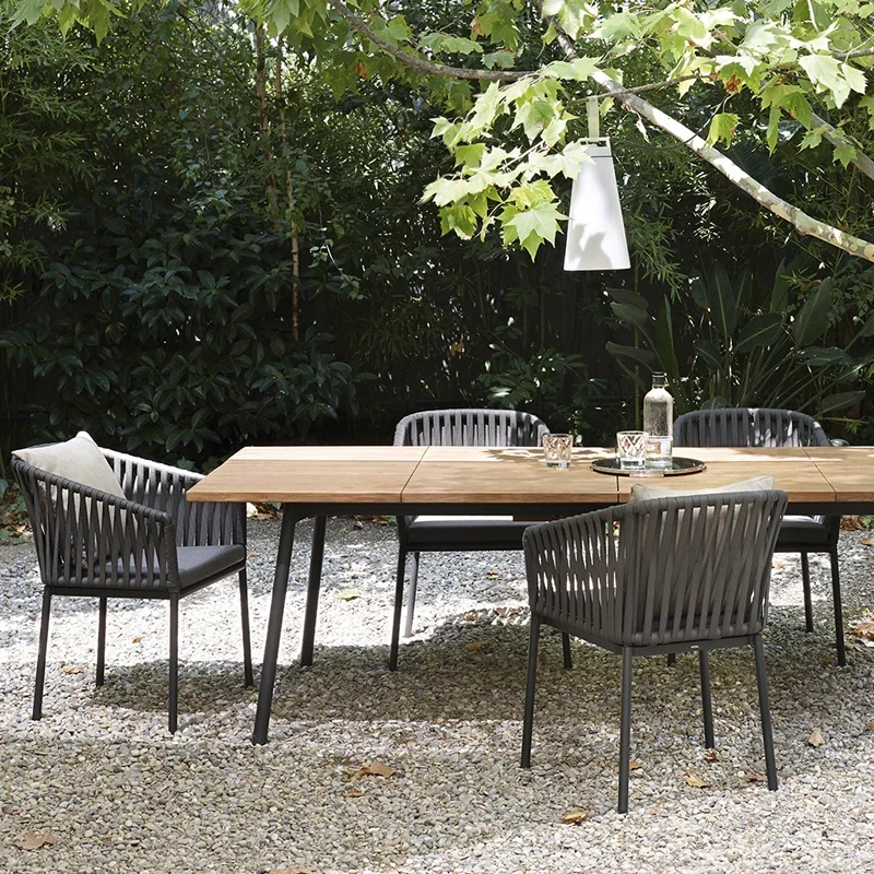 Outdoor Restaurant Furniture Outdoor Wicker Dining Furniture Set Rattan Table And Chairs Garden Table Chair Dining