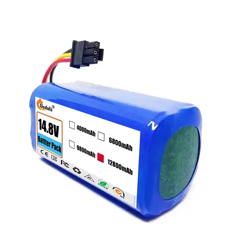 New 14.4V 12800mAh Li-ion Battery Pack For 360 C50 Robot Vacuum Cleaner Part