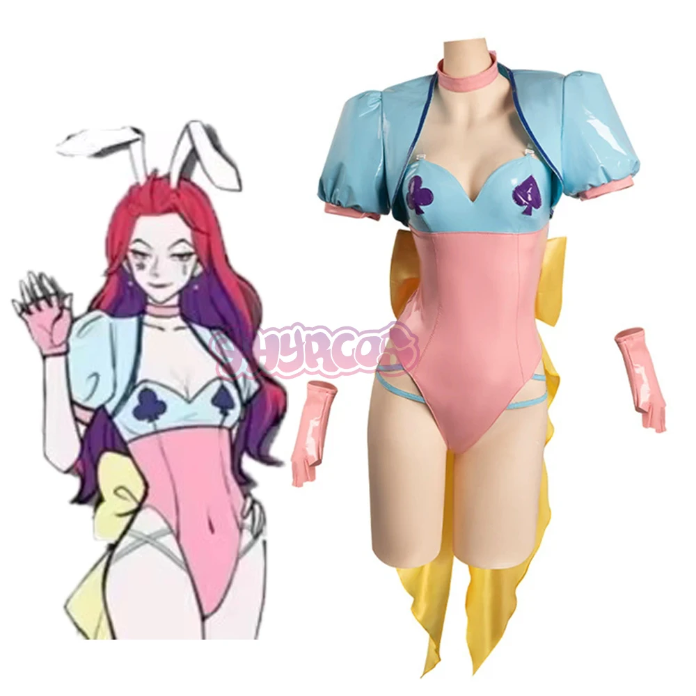 

HHisoka Cosplay Sexy Bunny Girl Clothing Women Costume Anime HHunter Roleplay Jumpsuit Stockings Halloween Carnival Party Clothe