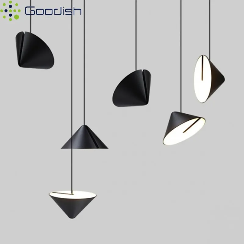 Industrial Vintage Simplicity Metal Cone Rotating LED Pendant Lights Creative Forged Lamp for Bedroom Home Decoration Chandelier