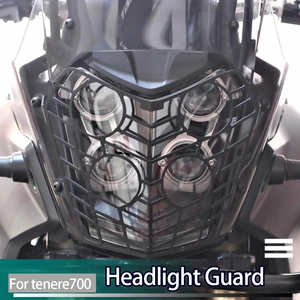 

For YAMAHA Tenere 700 T7 Rally XTZ700 XT700Z Tenere 2019-2025 Accessories Headlight Protector Guard Grill Cover XT 700Z XTZ 700