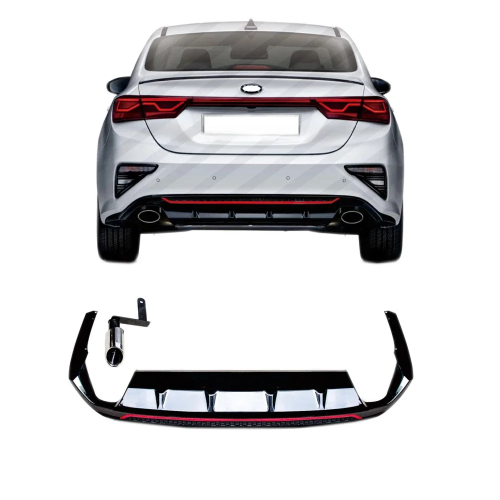 New Product For 2019 2020 2021 Kia K3 Forte Cerato diffuser Cerato Rear lip PP Plastic Material Bodykit For Rear