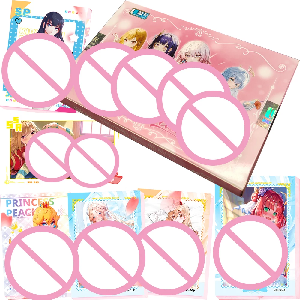 

Wholesale Enchanting Beauty Collection Cards Booster Box Furina Rem Beautiful and Exquisite Anime Goddess Charm Cards Toys Gifts