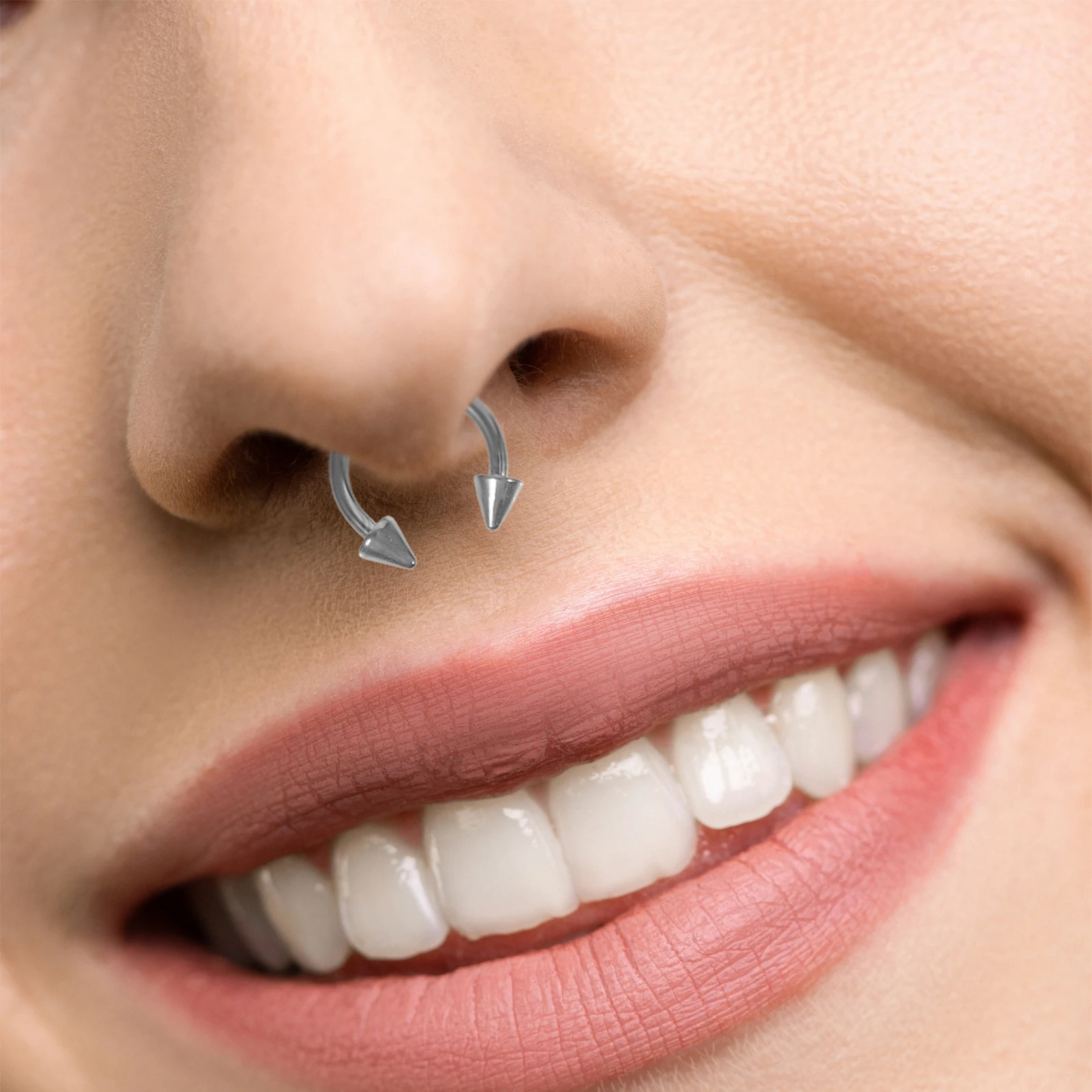 

Stainless Steel Nose Ring Set Piercing Jewelry Earrings Piercings Kit Kits Studs Silver Miss