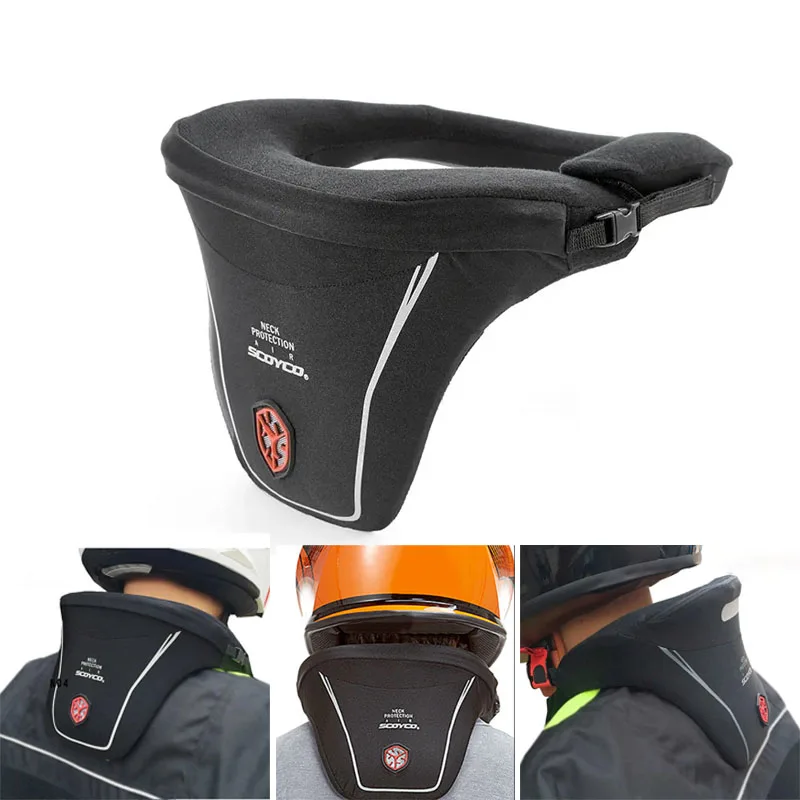 Motorcycle Neck Protector Accessory Men's Offroad Neck Brace Guards Shock-Absorbing Knight Protection Gear for Motocross Cycling