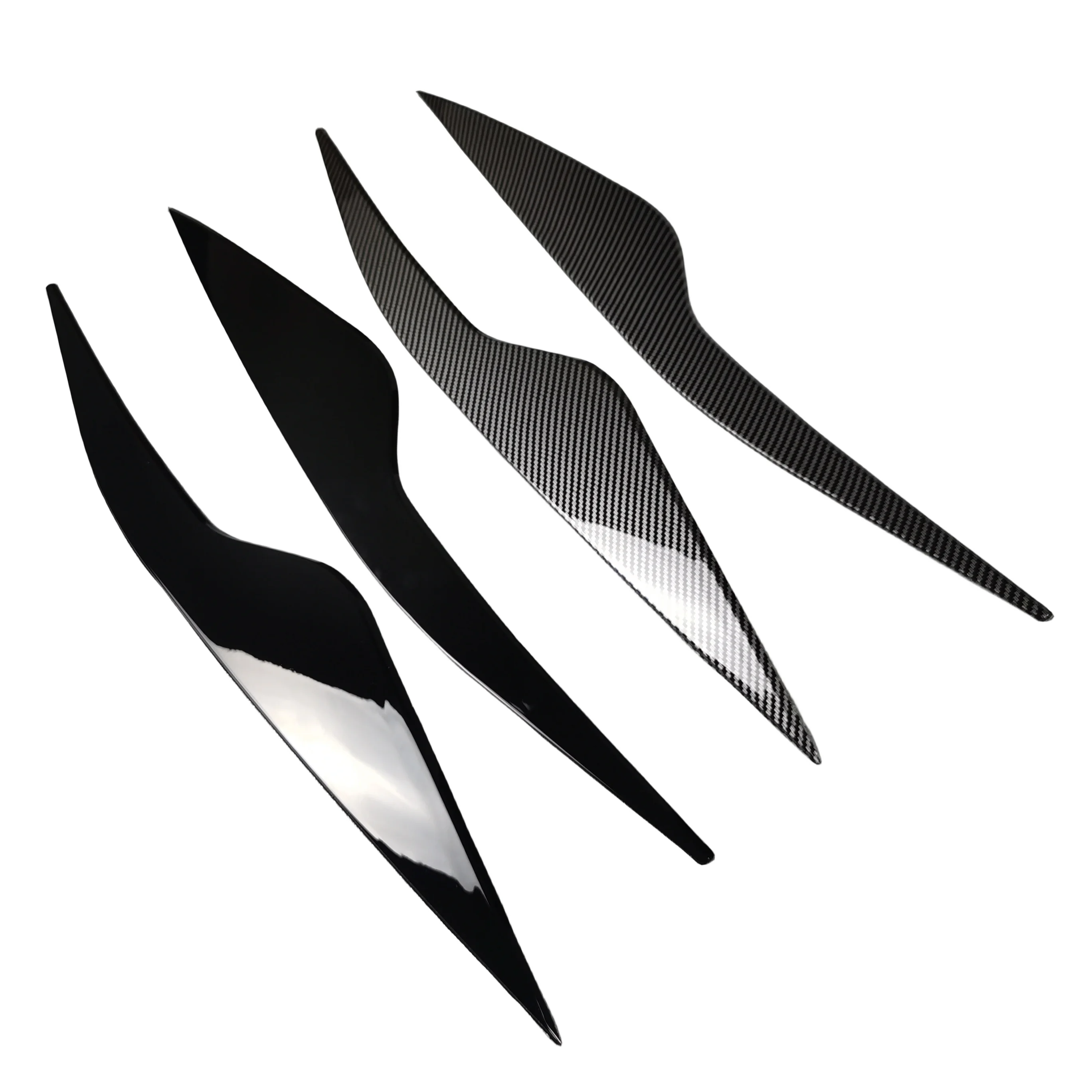For Focus MK2 MK2.5 2008-2011 Front Headlight Eyelid Eyebrow Trim Head Lamp Decorative Cover Sticker Car Accessories Body Kits