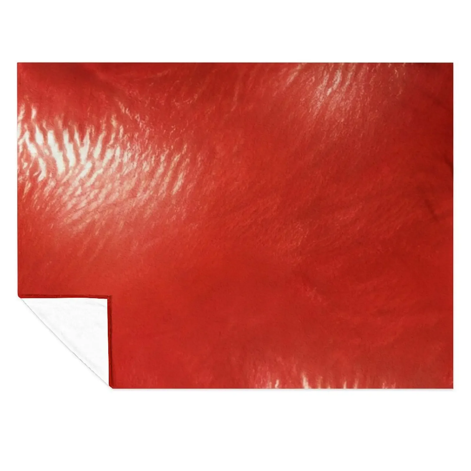 

Realistic Red Leather Texture Commissioned Painting Throw Blanket Weighted Furrys Cute christmas decoration Blankets