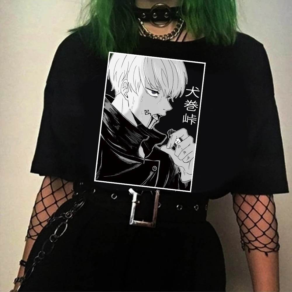 Anime Jujutsu Kaisen Satoru Gojo Printed Plus Size Tshirt Men Women Hot Manga T-shirts Harajuku Comfortable Unisex T Shirt