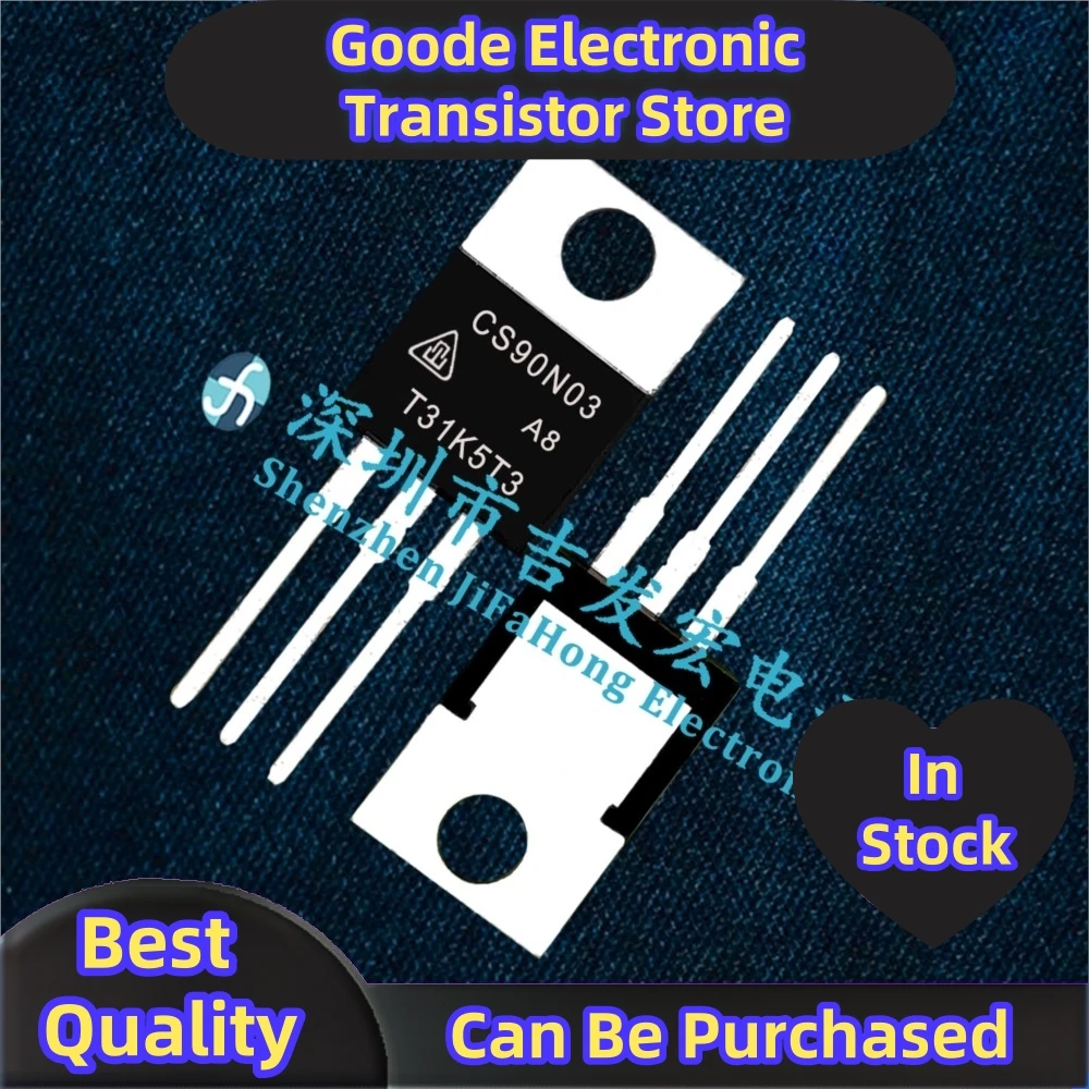 10PCS CS90N03 CS90N03A8  90A 30V TO-220 Best Quality   Can Be Purchased