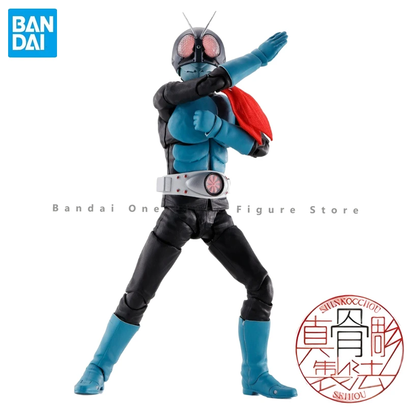 In Stock Original Bandai SHF Real Bone Sculpture Kamen Rider Old No. 1 Action Figure Gift Ornament Anime Toy Model