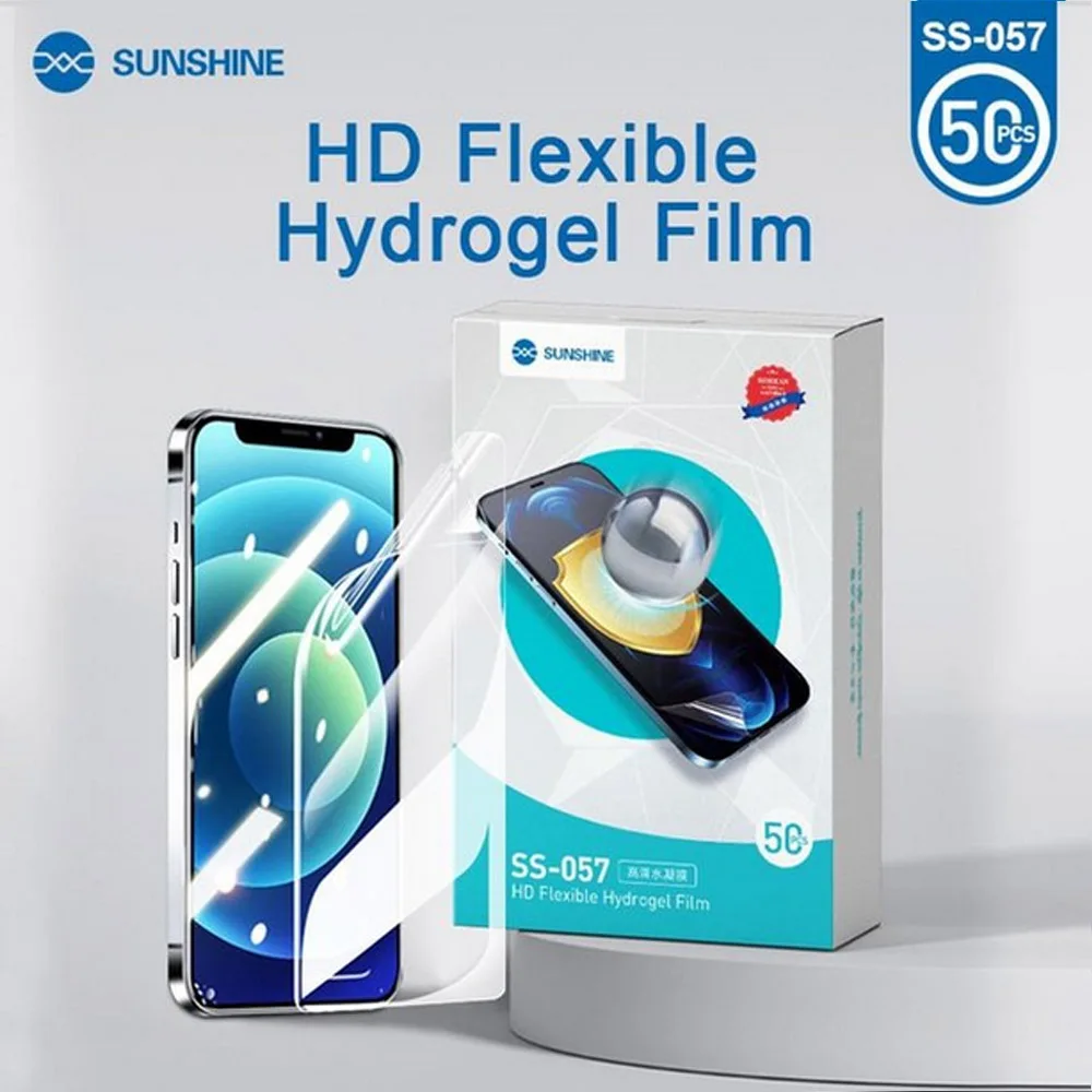 SS-057A SS-057B SS-057 057R Sunshine Flexible Hydrogel Film SS-890C Machine Cutting Front Film FOR Blu Ray / HD/Matte/privacy