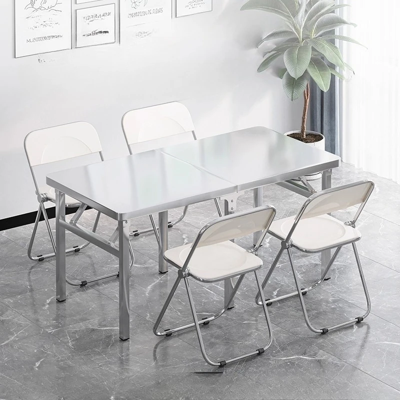 

White Modern Outdoor Table Patio Lounge Backyard Tools Outdoor Table Balcony Bistro Zestawy Mebli Ogrodowych Garden Furniture