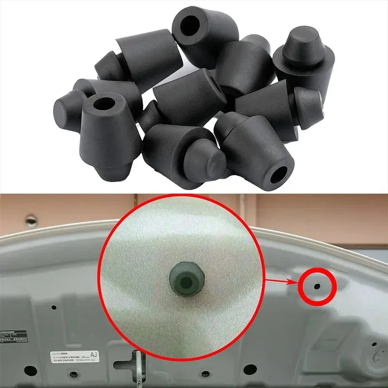 20Pcs Car Door Rubber Pads Anti-collision Gasket Trunk/Hood Closing Shock Absorbing Dampers Rubber Buffer Blocks Car Accessories