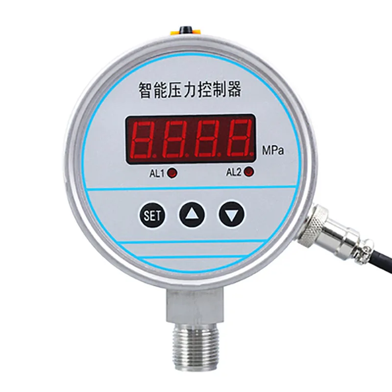 Intelligent Digital Display pressure gauge switch controller vacuum digital electrical contact negative pressure fire fighting