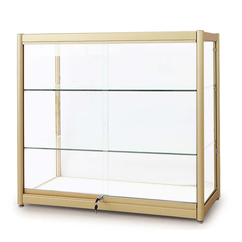 customized.Lockable Aluminum Frame Cellphone Floor Display Stand Glass Showcase Design Mobile Phone Smoke Retail Display Cabinet