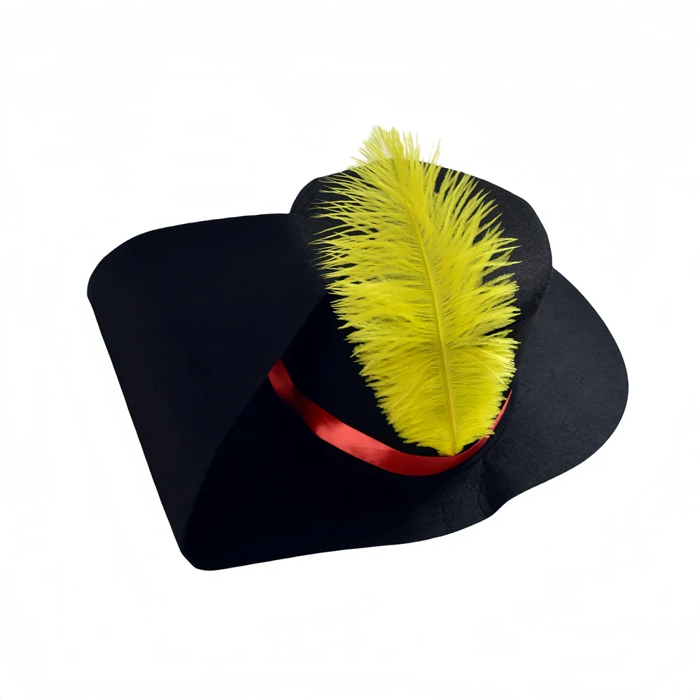 سنور في الأحذية القط تأثيري قبعة الكبار الاطفال قبعة مع ريشة زي اكسسوارات الأطفال لعب الأدوار هالوين كرنفال البدلة الدعائم