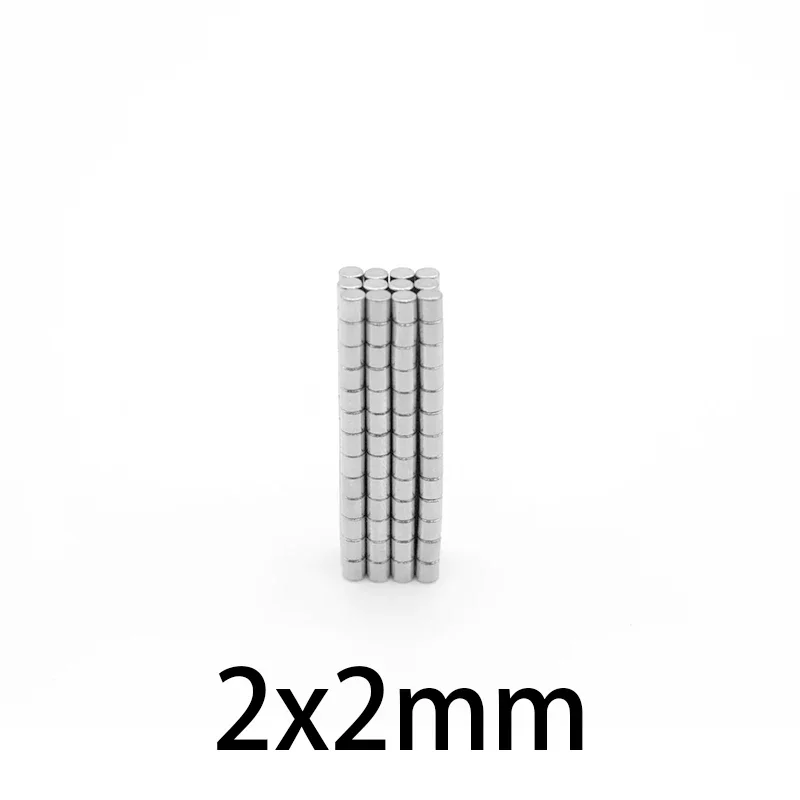 2x2mm Mini Small Powerful Magnets Strong Disc Magnets For Fridge, DIY, Building, Scientific, Craft, Education 2*2  2x2