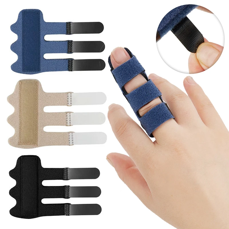 

​Adjustable Aluminum Finger Splint for Broken Trigger Mallet Finger Broken Arthritis Pain Relief Sprain Fracture Joint Support​