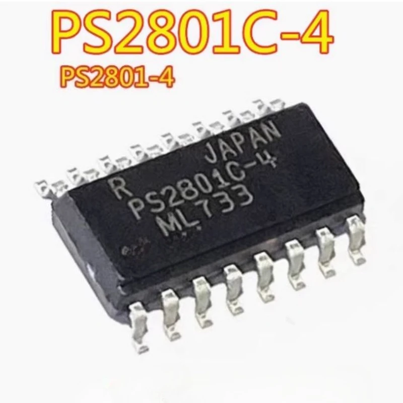 

10PCS/LOT PS2801 PS2801-4 SOP-16 PS2801C-4