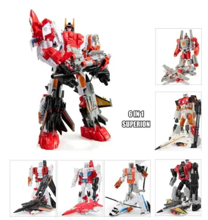 

5in1 Transformation Predaking Toys Anime Devastator KO G1 Robot Action Figure Model Boy Children Kid Gift