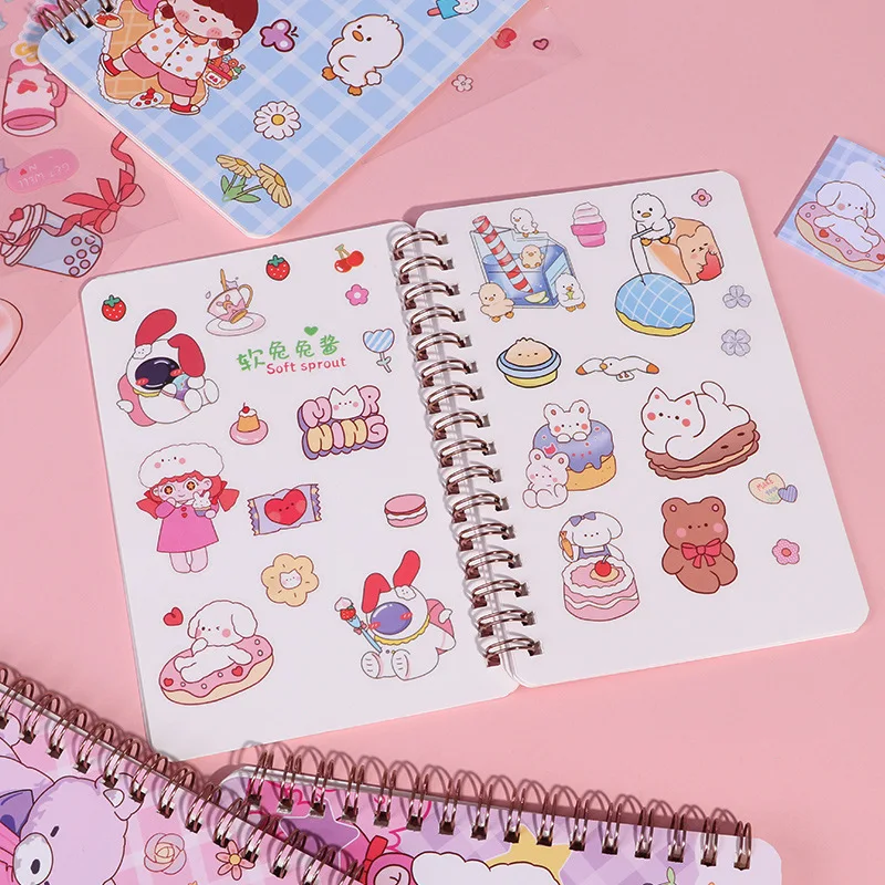 A6 Storage Release Paper Book Handbook Set Student Stationery Handbook Sticker Paper Release Book Gift Box Wholesale