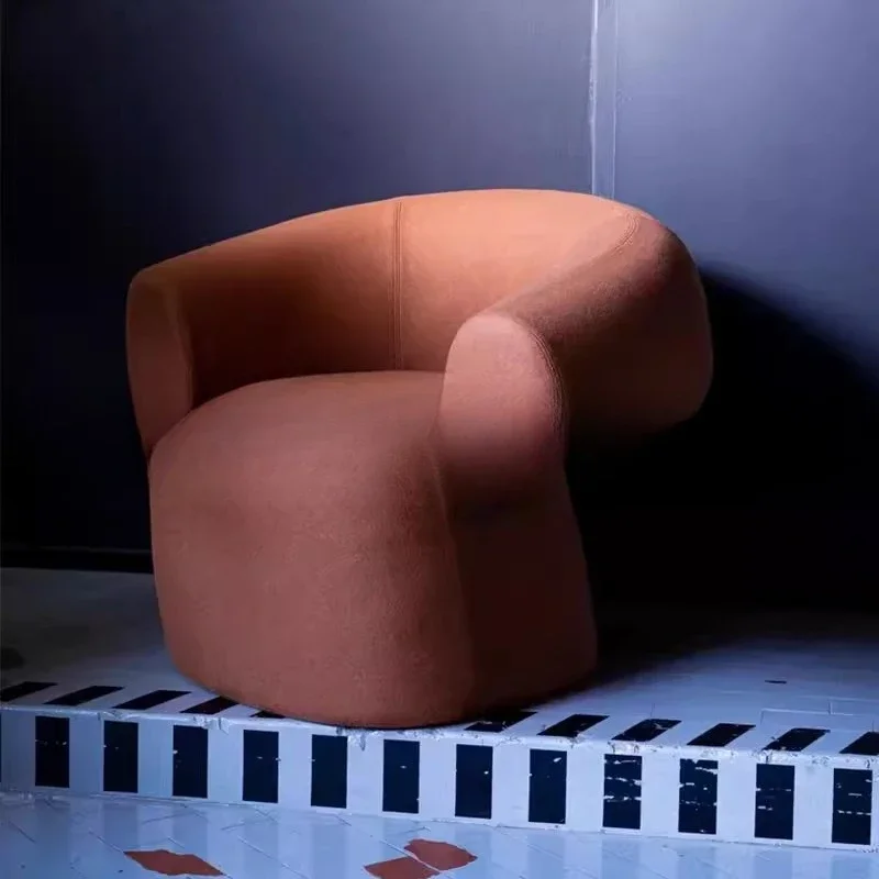 

Nordic single sofa, lazy chair living room, light luxury balcony for home use, leisure and creative special-shaped