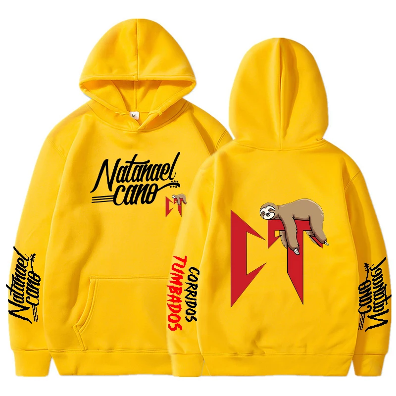 Natanael Cano Hoodies Men Fashion Corridos Tumbados Long Sleeve Sweatshirts Women Cool Casual Harajuku Hooded Pullover Sudaderas