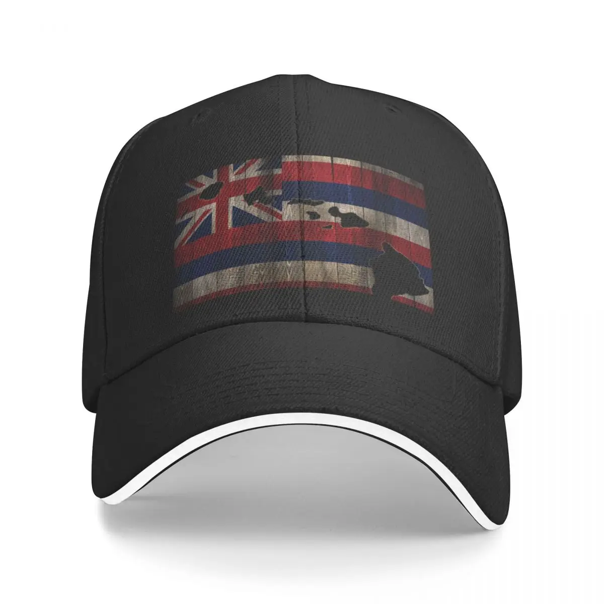 

Hawai'i Flag with Hawaiian Islands by Hawaii Nei All Day Baseball Cap Icon Sunhat Golf Wear For Women Men's