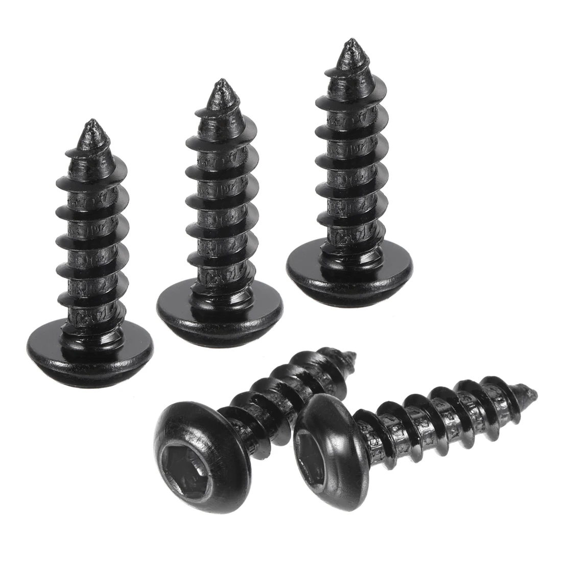 

Uxcell Hex Socket Self Tapping Screw Carbon Steel Wood Screws