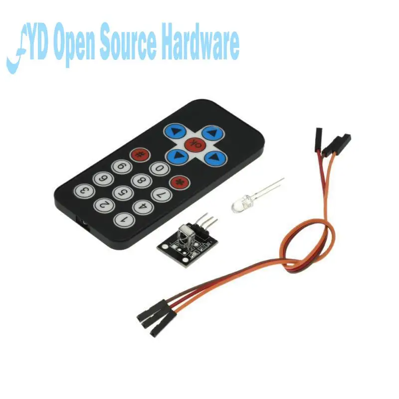 1 set Infrared Remote Control Module Wireless IR Receiver Module DIY Kit HX1838 for Raspberry Pi