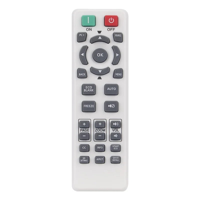 T69C RS7286 Replace Remote Control for BENQ Projector TH682ST TH681 TH535 TH530 MS527 MS524 W1080ST W1070 HT1075 HT2150ST