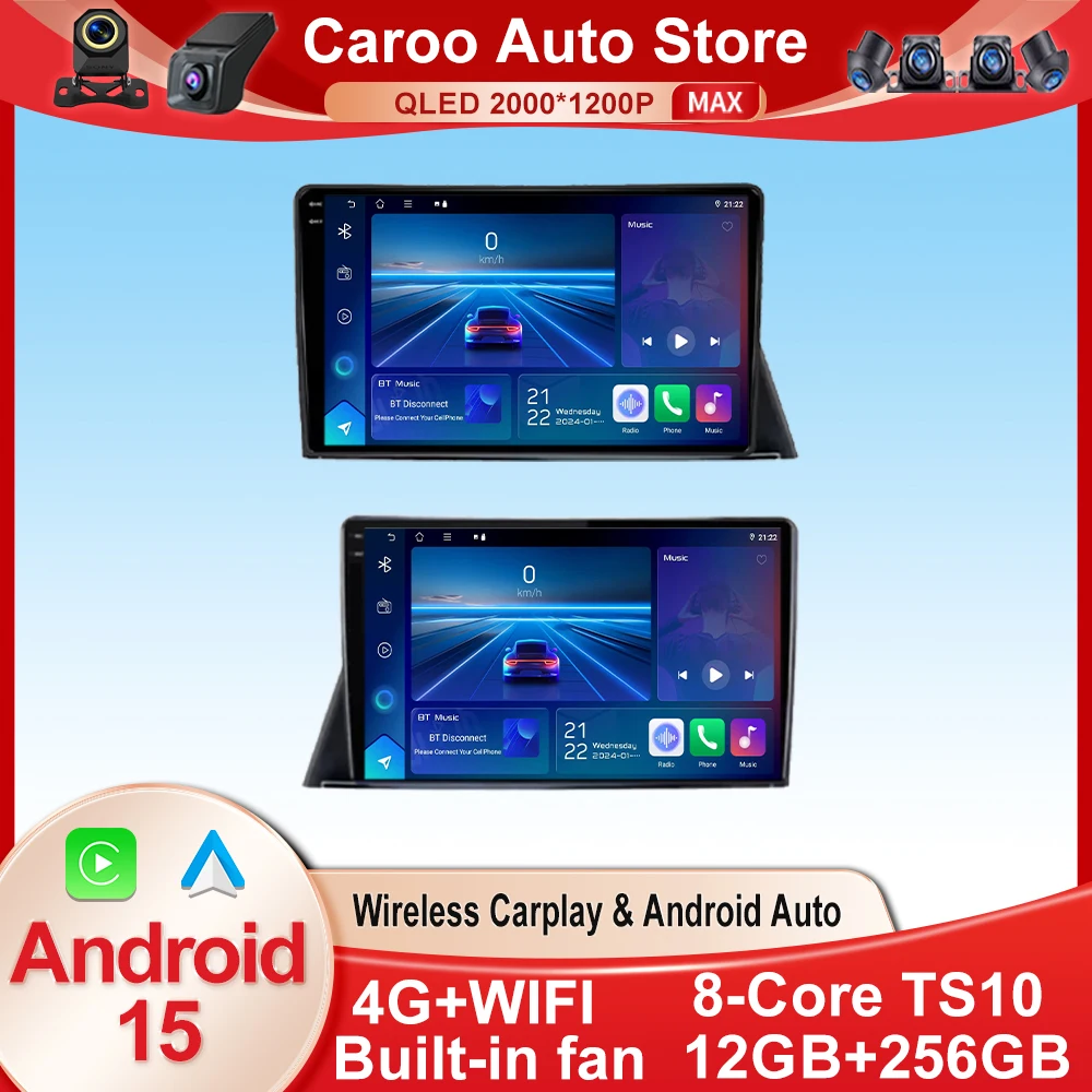 Android carplay android auto para toyota sienta 2016 -2019 rádio automático estéreo navegação gps multimidia player tela de toque 4g bt