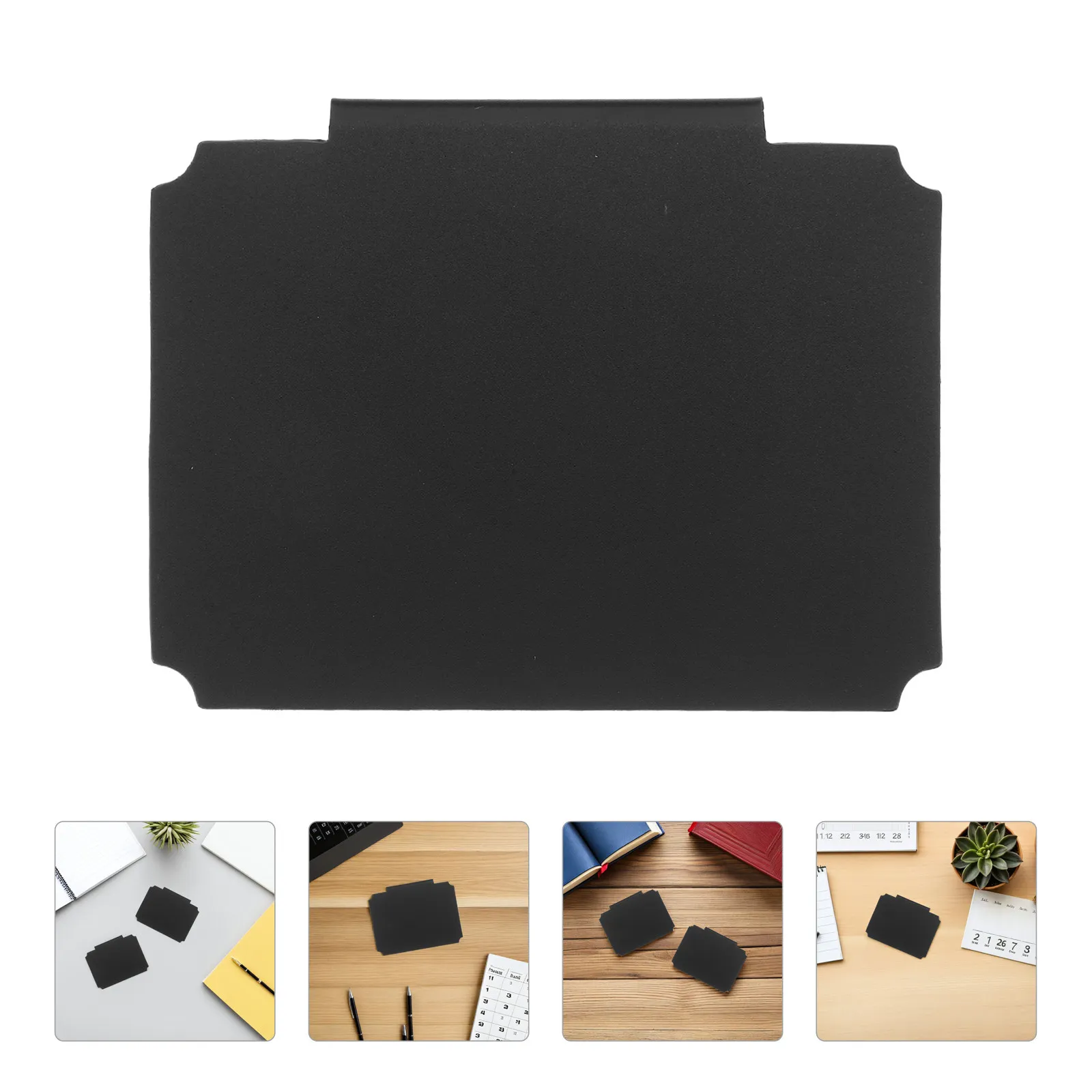 

12pcs Clip On Bin Labels Matte Black Dry Erase Chalkboard Tags For Storage Basket Pantry Laundry Organizer Writable Label Clips