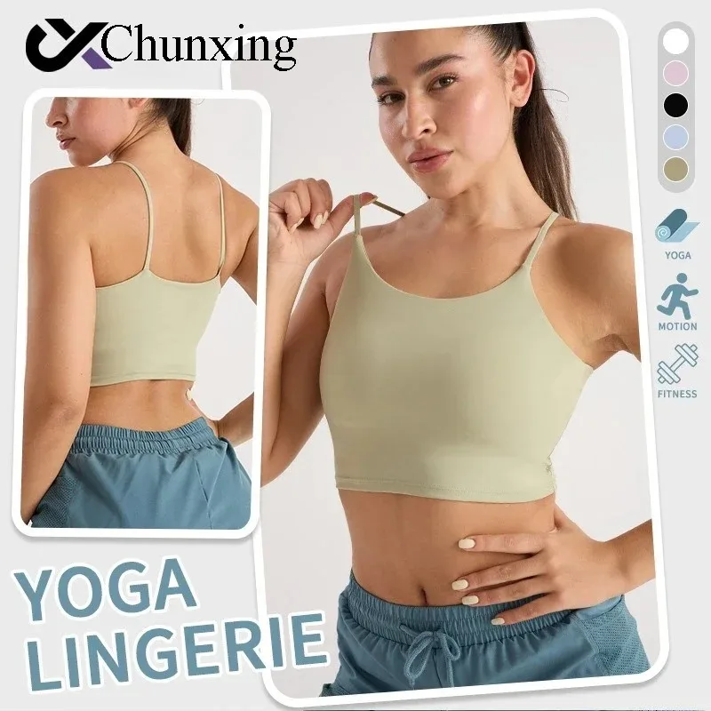 Large Size High-strength Sports Bra Integrated Fixed Chest Pad Bra Thin Quick Drying Mesh Pocket Splicing Yoga Runningshorts Set