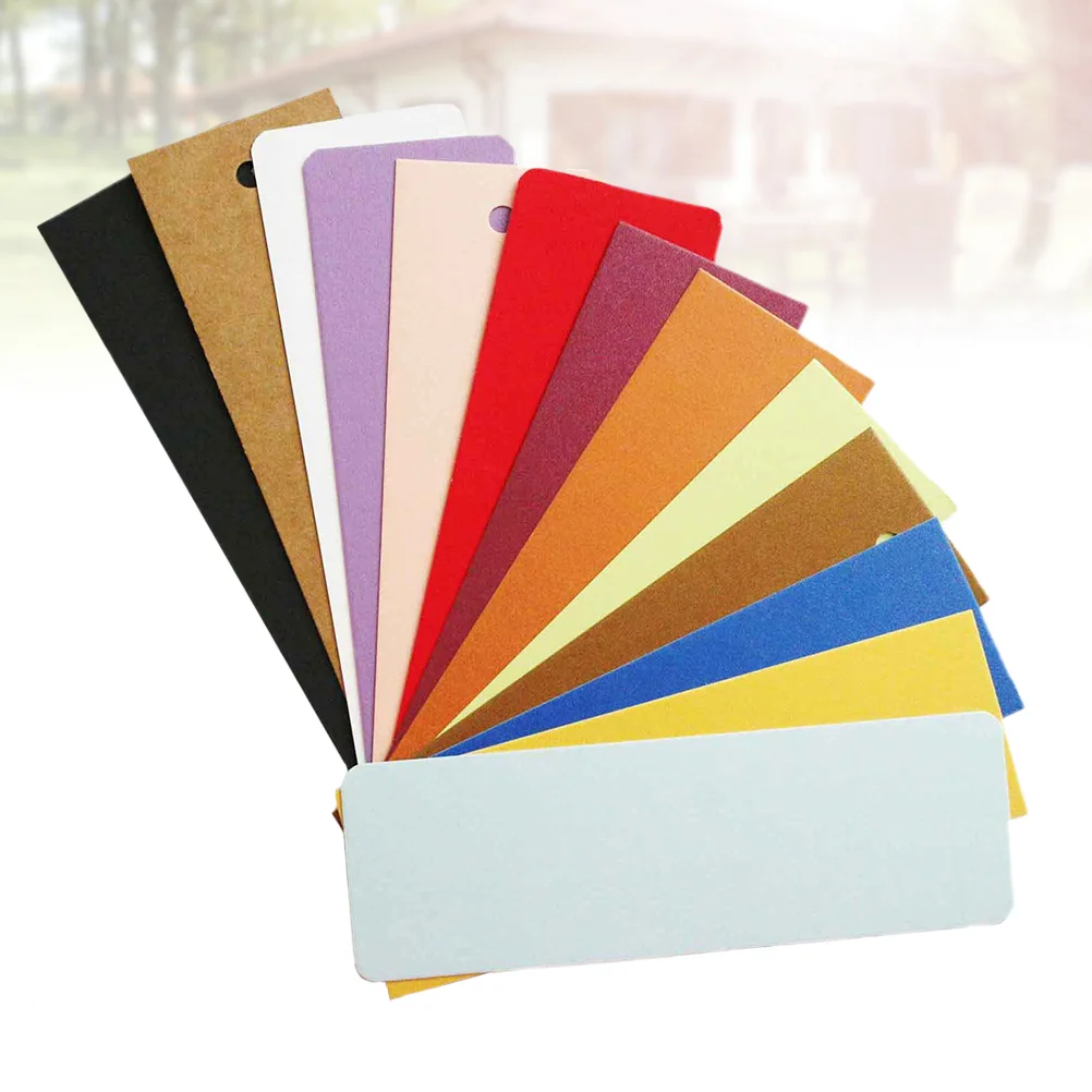 

50 Pcs Paper Book Mark Colorful Bookmark Bookmarks Labels Stationery Gift Blank Antiquity